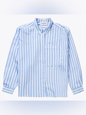 MUNTHE Morgana Striped Collared Shirt